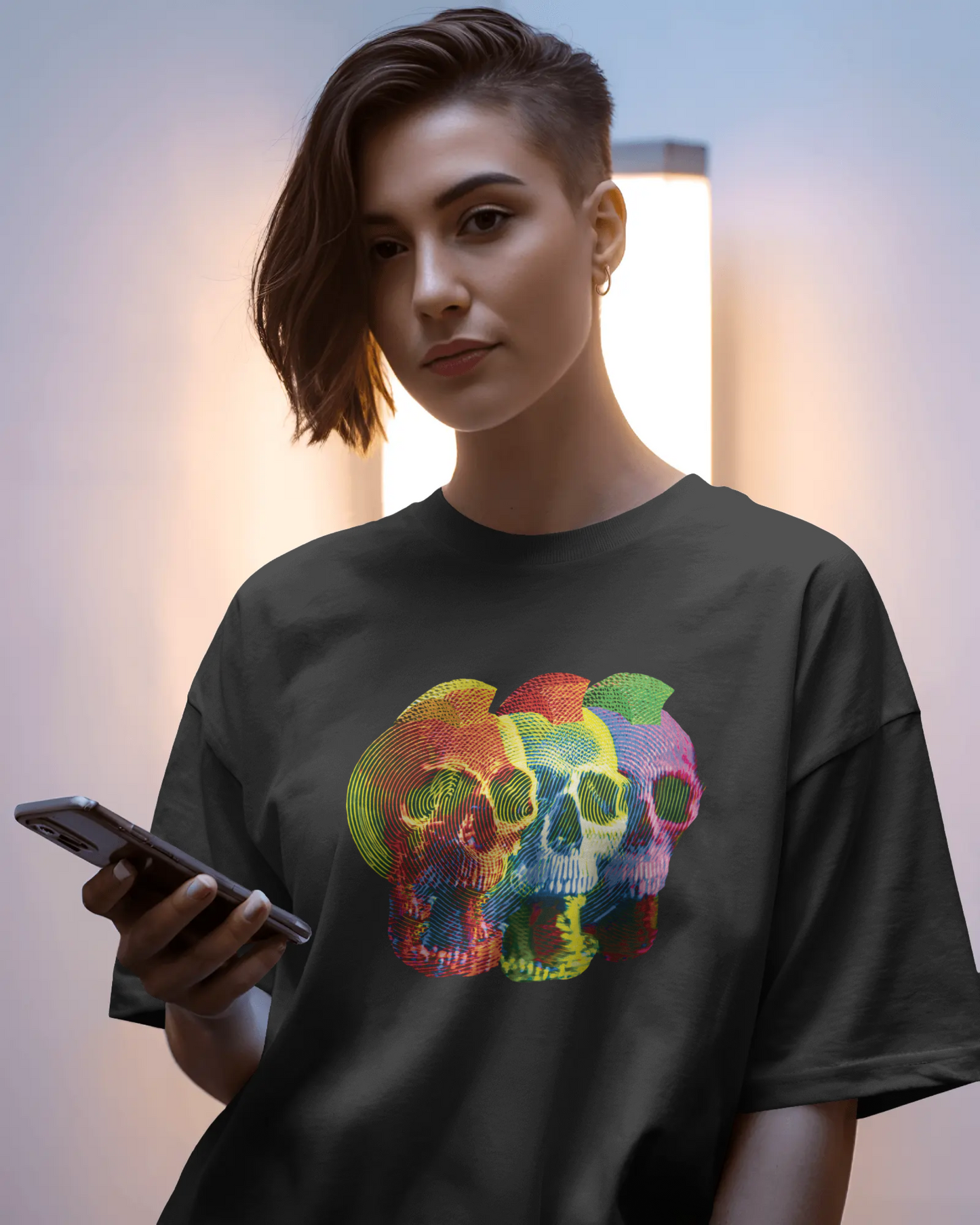 Trippy Mohawk Skulls